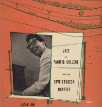 Jazz at the College Of The Pacific  - Vogue - LP cover 
